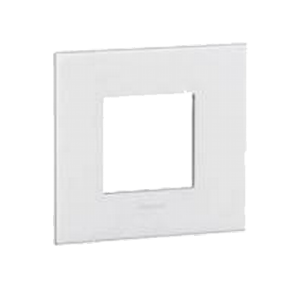 Legrand Mylinc 2M Pearl White Cover Plate, 6763 61